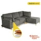 thumbnail image 2 of Sala Modular Makora Morelli Memory Foam Oxford Chenille De 4 módulos, 2 of 9