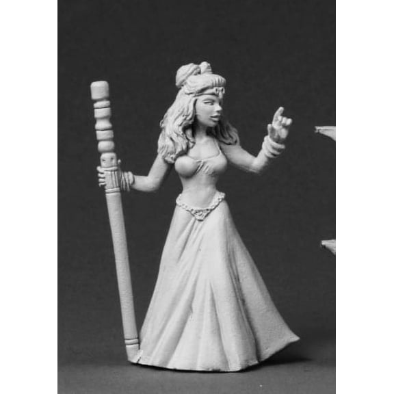 Tinley the Female Wizard Miniature 25mm Heroic Scale Dark Heaven Legends Reaper Miniatures