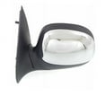 thumbnail image 2 of For 97-02 F150 Pickup Truck Rear View Mirror Manual Black/Chrome Cap Left Side, 2 of 5