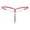 010_Watermelon Red, variant on ZHENHONG Thongs for Women Sexy Pearl G String and Thongs Solid Low Waist Underwear