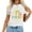 White, variant on Peace Out Five I'm 6 Birthday Shirt 6yr 6th Groovy Trendy and Comfortable Women's Graphic Tees - Perfect for Any Occasion