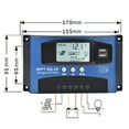 thumbnail image 2 of Tebru YCX-003 30-100A MPPT Solar Panel Regulator Charge Controller 12V/24V Auto Focus Tracking, MPPT Charge Controller,MPPT, 2 of 8