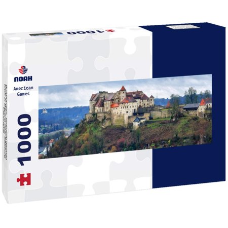 Noah Jigsaw Puzzle Burghausen, historical german town in Bavaria near Salzburg, Panorama 1000 Pieces