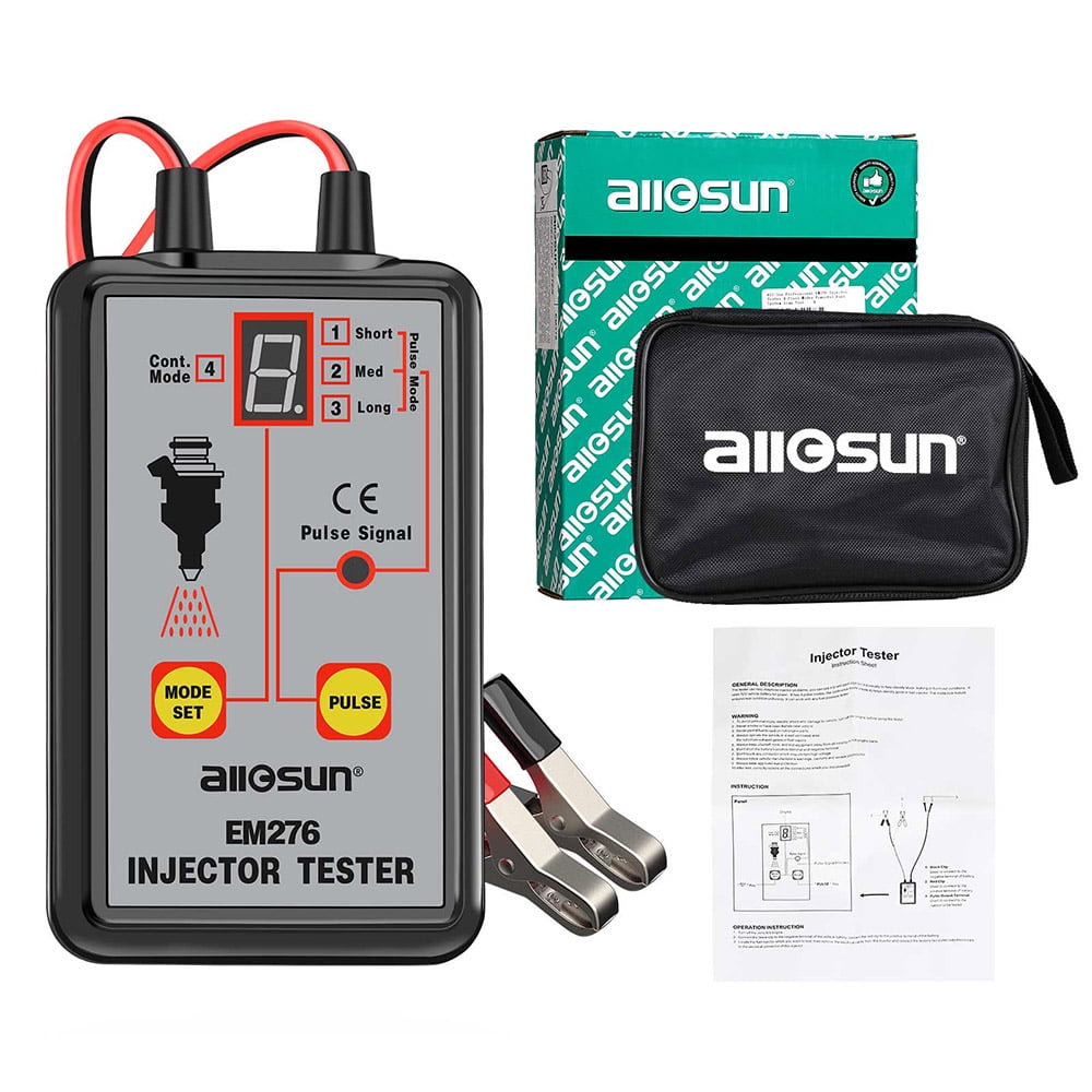 AllSun Professional EM276 Injector Tester 4 Pluse Modes Powerful Fuel