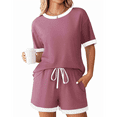 thumbnail image 1 of Traje de Corta con Bloques de Color, Pasta de Frijoles Rojos, Talla S, 1 of 7