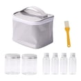 thumbnail image 2 of 6 uds vinagreras botella de condimento hermética con bolsa de almacenamiento contenedores de condimentos salero y pimentero tarros de especias, 2 of 9