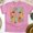 Azalea, variant on Christian Love Like Jesus Retro Floral Graphic T-Shirt, Maroon, Size 2XL