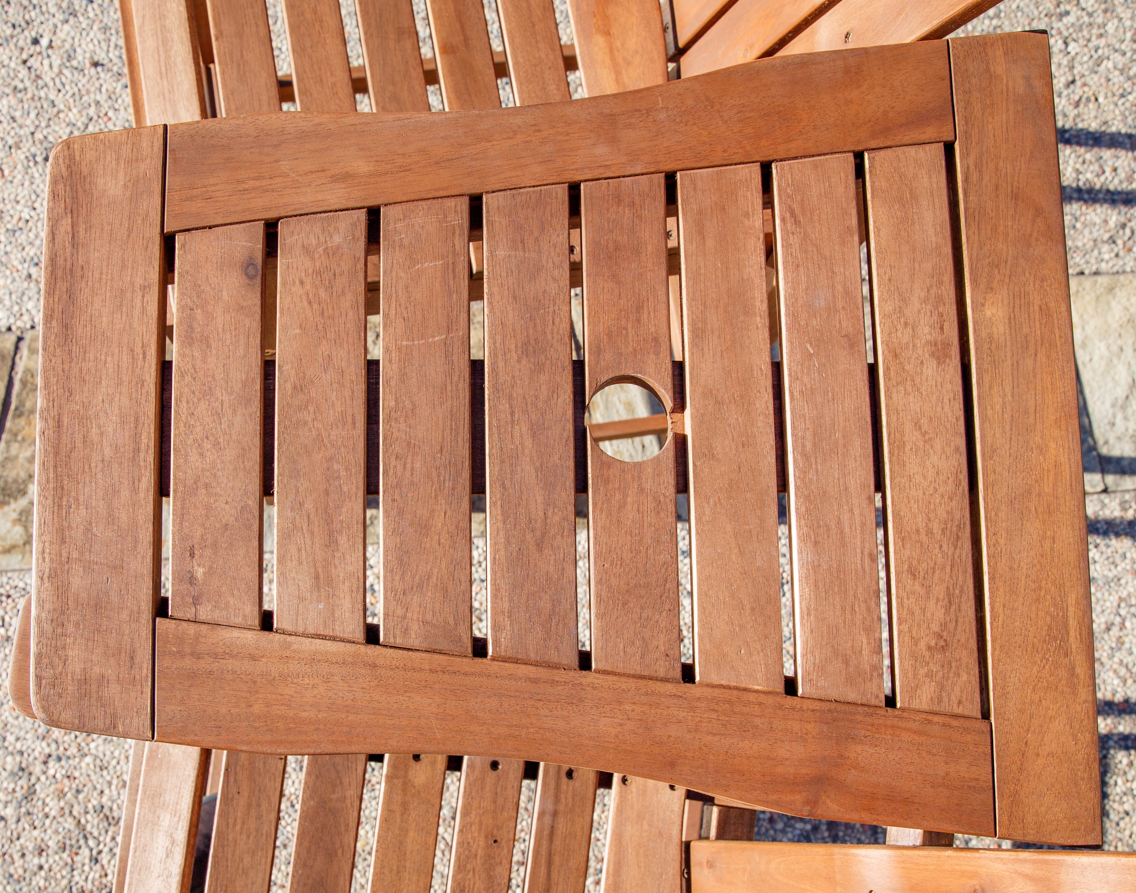 Leigh Country Connecting Tray for Tall Wood Adirondack Chairs - Natural