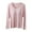 Pink, variant on Cavosen Womens Long Sleeve Pajama Tops with Built in Bra Striped Soft Tops Crewneck Sleep Shirts No Wire Padded Blouse Active Comfy Undershirts Fall Winter Clothes Pink L