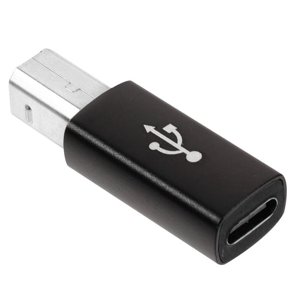 BRIGHTFUFU Impresoras de adaptador de metal de tipo C femenino a macho Tipo-C al adaptador USB