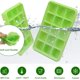 thumbnail image 5 of Billuyoard Bandeja de cubitos de hielo Caja de hielo cuadrada Bandeja de hielo de silicona flexible Molde de gelatina cuadrada con tapa para gelatina de Electrodomésticos No. 4 Billuyoard HA027388-04, 5 of 6