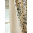 thumbnail image 6 of Sunyuer Blackout Curtains, Room Darkening Window Accent for Bedroom, Sun Blocking, Thermal, Retro Beige Curtains, Floral Collection, Set of 2 Panels, 6 of 7