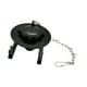 thumbnail image 1 of Tapón de inodoro, tapón de contenedor de inodoro, pieza de reparación de tapa con cadenas de acero inoxidable, tope de puerta de baño de repuesto de 2, 1 of 9