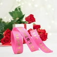 thumbnail image 3 of YAOMOBB Bouquet Ribbon Gilding Letter Design Packing Ribbon for DIY Bouquet Wrapping Add a Personalized Touch to Your Gifts, 3 of 6