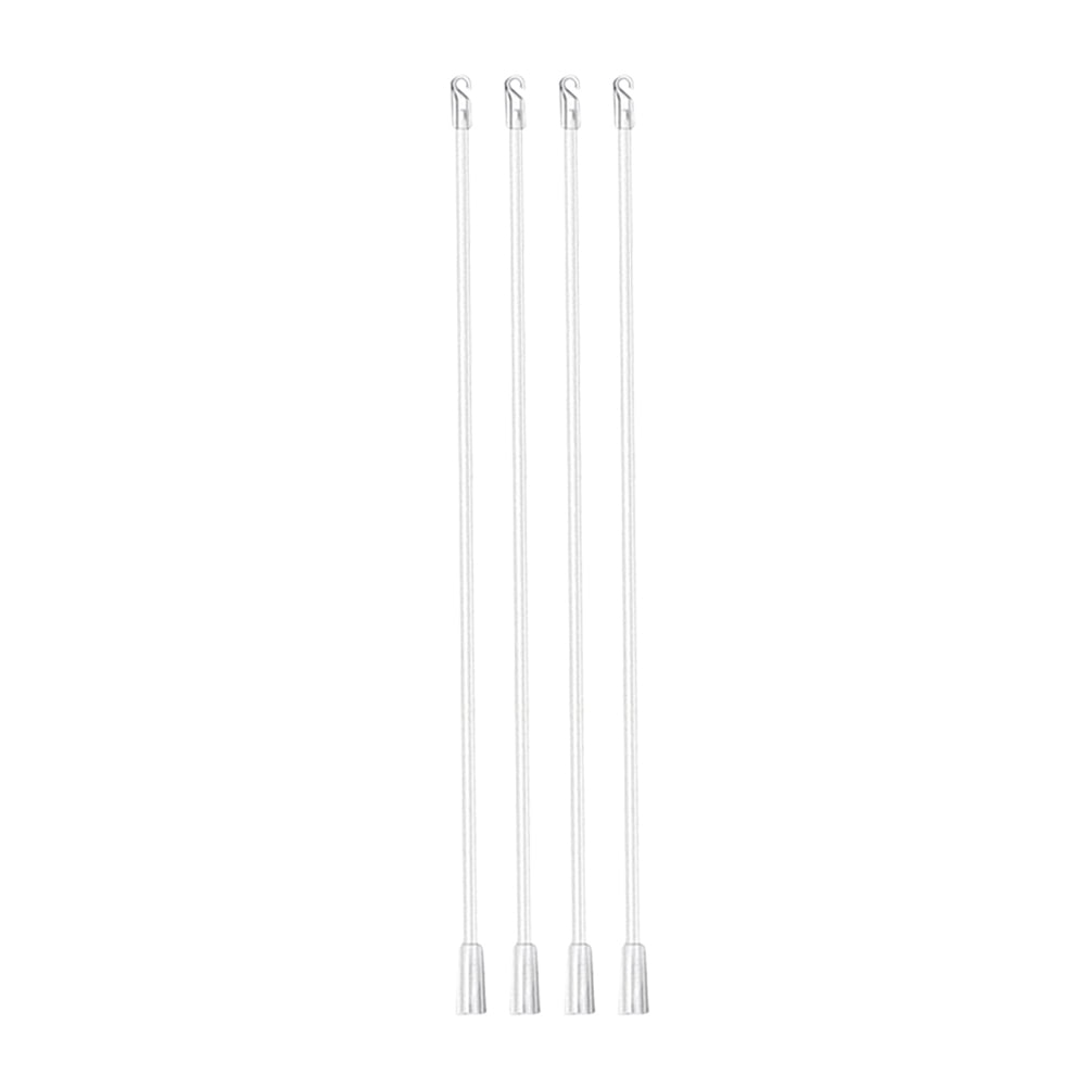 NUOLUX 4pcs Plastic 17" Blind Wands Vertical Blinds Replacement Parts