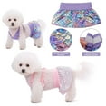 thumbnail image 3 of Riklu 2 Pcs Dog Bikini Dress, Stylish Swimsuit Costume for Small Dogs, Comfortable & Adjustable Puppy Bathing Suit, Soft Outfit Pet Apparel for Beach, Pool and Summer Fun, 3 of 6