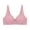 Pink, variant on Aoochasliy Wireless Bras for Women Push Up Bra Soild Wire Free Underwire Bras One-Piece Bra Everyday Back Buckle Underwire Bras