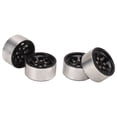 thumbnail image 3 of RC Wheel Hub, RC Car Wheel Rims Wear Proof 4 Pcs  For Replacement Black, 3 of 8