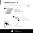 thumbnail image 3 of Fine Fixtures Frameless Fixed Tub Shower Glass Panel - Clear Tempered Glass Bathroom Shower Door 34" W x 58" H Polished Chrome Finish, 3 of 11