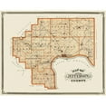 thumbnail image 3 of Andreas 14x12 Black Modern Framed Museum Art Print Titled - Jefferson Indiana Landowner - Andreas 1876, 3 of 5