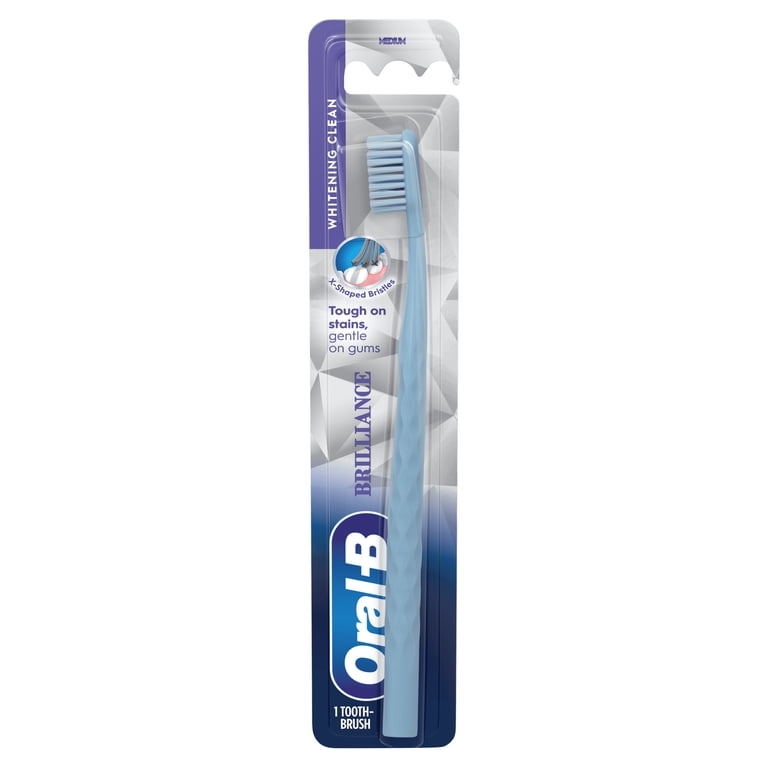 Oral-B Toothbrush Pro Whitening Brilliance, Medium, Sky Blue, 1