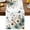 White, variant on Teal Blooms Dining Table Runner, Artistic Teal Beige Floral Blue Butterfly Leaf Botanical Washable Table Runners Kitchen Coffee Table Center Decor for Home Party Holiday Wedding 13 x 36 Inches