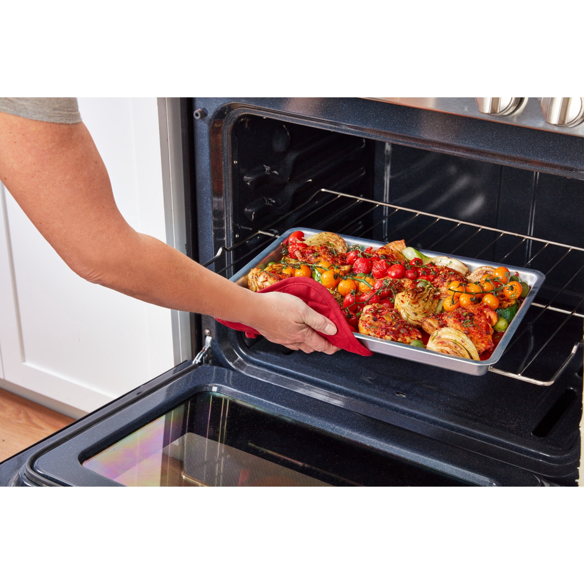 T-fal T482BGA2 15.5 x 10.5 in. Airbake Natural Jelly Roll Pan