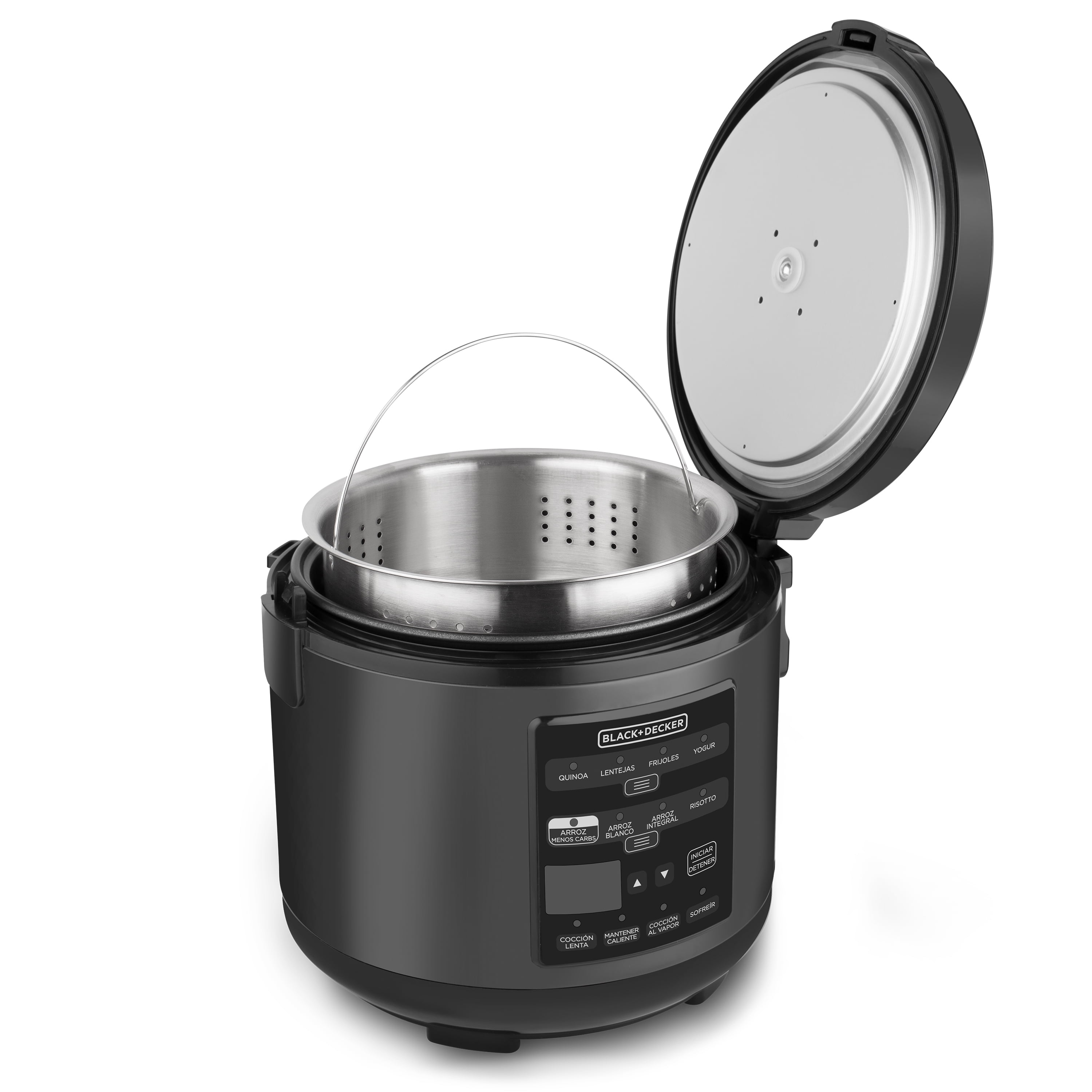 Black & Decker Pr Bd 12-Function Electric Rice Cooker with Carb Reduction