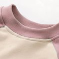 thumbnail image 4 of Ugoldhm Toddlers Kids Thermal 2 Piece Set Raglan Color Block Top Loose Pant Comfy Fall Winter Underwear, 4 of 6