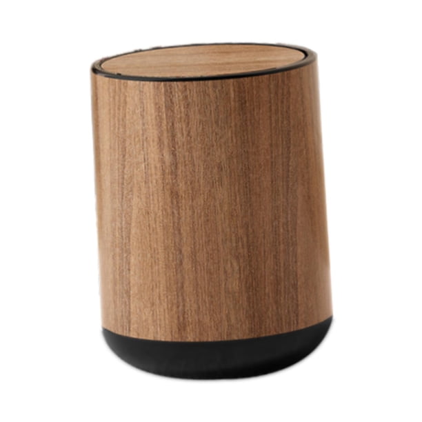 Papelera de 15 litros, cubo de basura, debajo del escritorio, cocina, dormitorio, casa, oficina, lavandería, baño, papelera, cubo de basura Con tapa