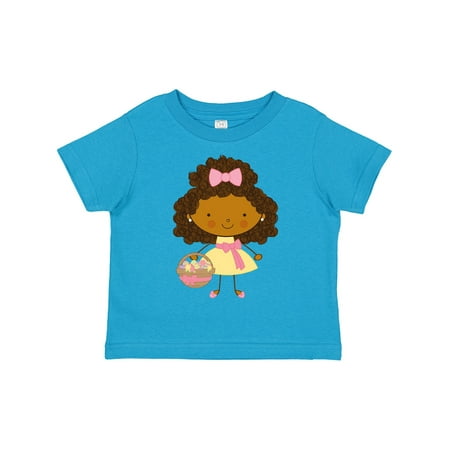 

Inktastic Easter African American Girl Gift Toddler Toddler Girl T-Shirt