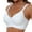White, variant on Wireless Push Up Full Coverage Bra For Women Seamless Bras With Soft Support Regular And Plus Size Skin Tone Bra Sports Bra One Shoulder Womens Athletic Womens Compression Sports Bra Sports Bras for