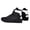 Black, variant on YunPes Boys Wrestling Shoes Boxing Shoes Lightweight Breathable Fitness Sneakers High Top Training Shoes with Hook & Loop