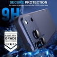 thumbnail image 5 of for iPhone 17 Pro Max Camera Lens Protector, [All-in-one Frosted] [Strong-Adhesion] Metal Frame Tempered Glass Camera Lens Cover-Dark Blue, 5 of 8