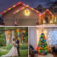 thumbnail image 4 of Nordic Hygge 67FT 100 Bulbs Outdoor Christmas Decorations for House Waterproof String Lights, Multicolor, 4 of 7