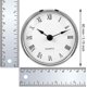 thumbnail image 2 of 3-1/8 Inch (80 Mm) Quartz Clock Fit-up/insert With Roman Numeral, Quartz Movement (silver Rim), 2 of 4