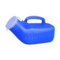 thumbnail image 4 of Botella urinal de hombres, recipiente urinario portátil de 1200 ml de 1200 ml, botella de orina orinal masculina para al aire libre, acampar, Azul, 4 of 9
