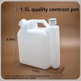 thumbnail image 3 of kurtrusly Chainsaws Fuel Bottle Transparent Ergonomic Gardening Oil Mixing Container 1.5L, 3 of 5