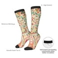 thumbnail image 4 of Rateoe Indian Paisley 1 Pattern Women’s Knee High Crew Socks,Trouser Socks Comfortable, Breathable, Moisture-Wicking and Soft, 4 of 6