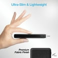 thumbnail image 6 of Naztech 20000mAh 18W PD+QC Fabric Power Bank Black (15143-HYP), 6 of 9
