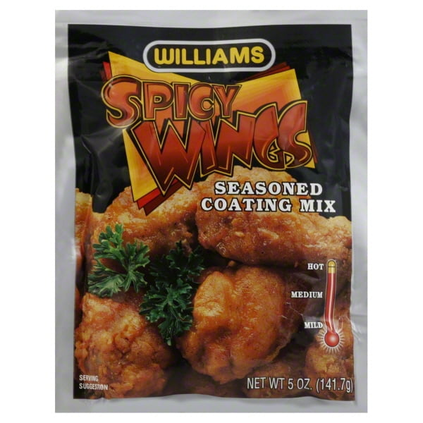Williams Spicy Wings Seasoned Coating Mix, 5 oz