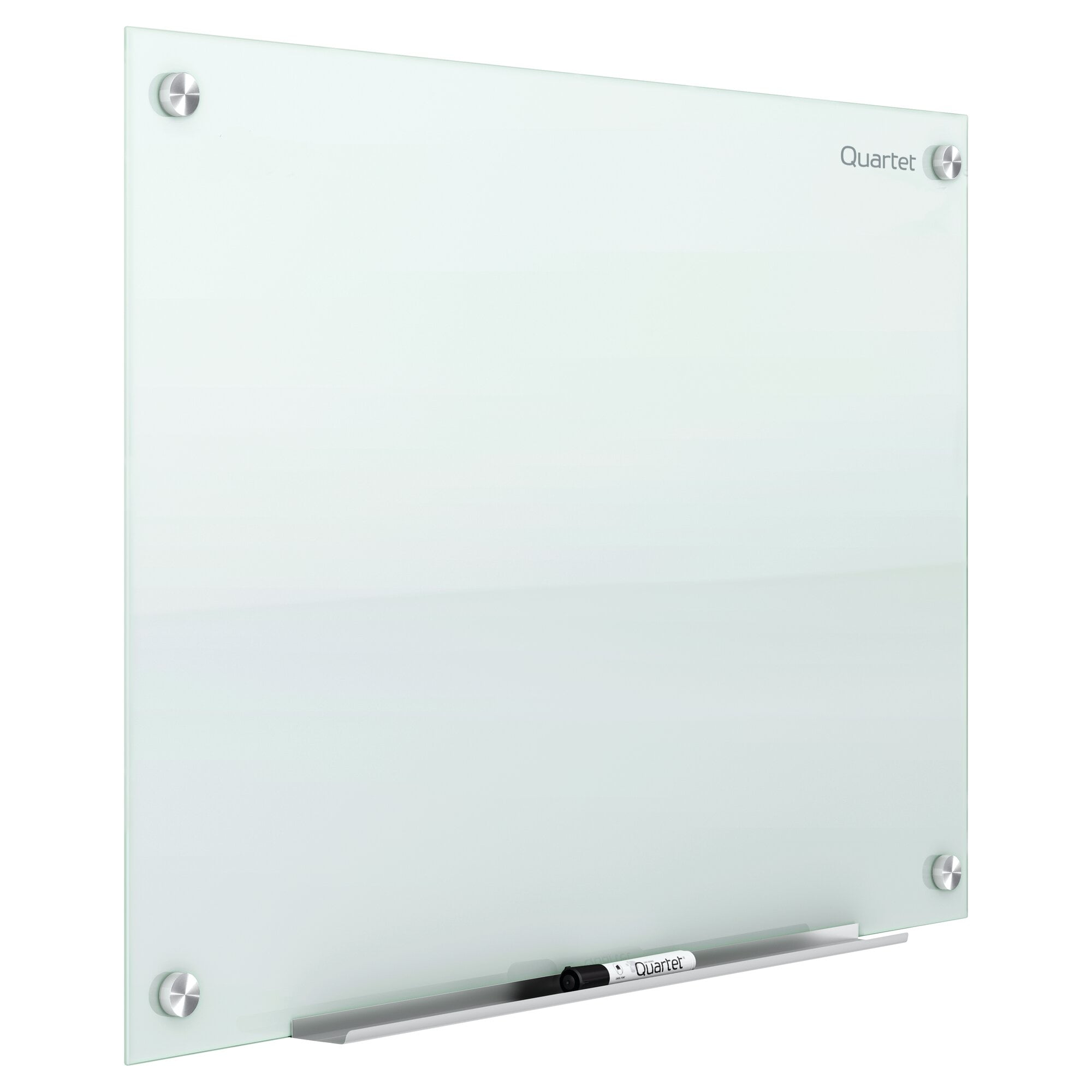 Quartet Infinity Glass Dry-Erase Board, 24" x 18" (2' x 1 1/2'), White Surface