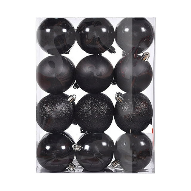 Fiudx 24 Hermosos Colores En Navidad, Suministros En Fiestas, Plástico En Colgadoados, 4 Cm/1,57 Pulgadas