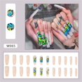 thumbnail image 2 of Uñas postizas largas, uñas postizas acrílicas de ataúd, cubierta completa, uñas postizas de bailarina, 2 of 5