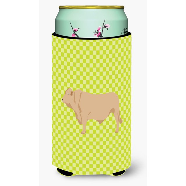 ""Caroline's Treasures Charolais Vaca Verde Decorativo Can Hugger Tall Boy Multicolor""