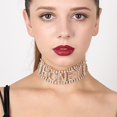 thumbnail image 3 of TidBay Punk Shiny Rhinestone Letter Honey Cup Chain Choker Necklace Women's Jewelry, 3 of 8