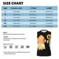 thumbnail image 5 of Balery Sunflower Gnomes 5 Men's Sleeveless Muscle Shirts Workout Tank Top, Moisture Wicking, Odor Protection-X-Large, 5 of 8