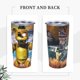 thumbnail image 3 of Taza de café con tapa de Five Nightsat Freddy's, 20 oz, vaso de viaje de acero inoxidable que se mantiene frío durante 9 horas y caliente durante 3 horas, 3 of 7