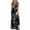 Black, variant on Women Sleeveless Jumpsuits Summer V Neck Modest Wrap Jumpsuits Yellow XXL