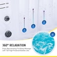 thumbnail image 4 of CO-Z 5ft Inflatable Hot Tub Pool 2-4 Persons  With Massage Jets and All Accessories Green, 4 of 6